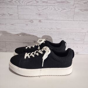 Torrid Black Chunky Knit Laceup Sneaker Women's 10WW